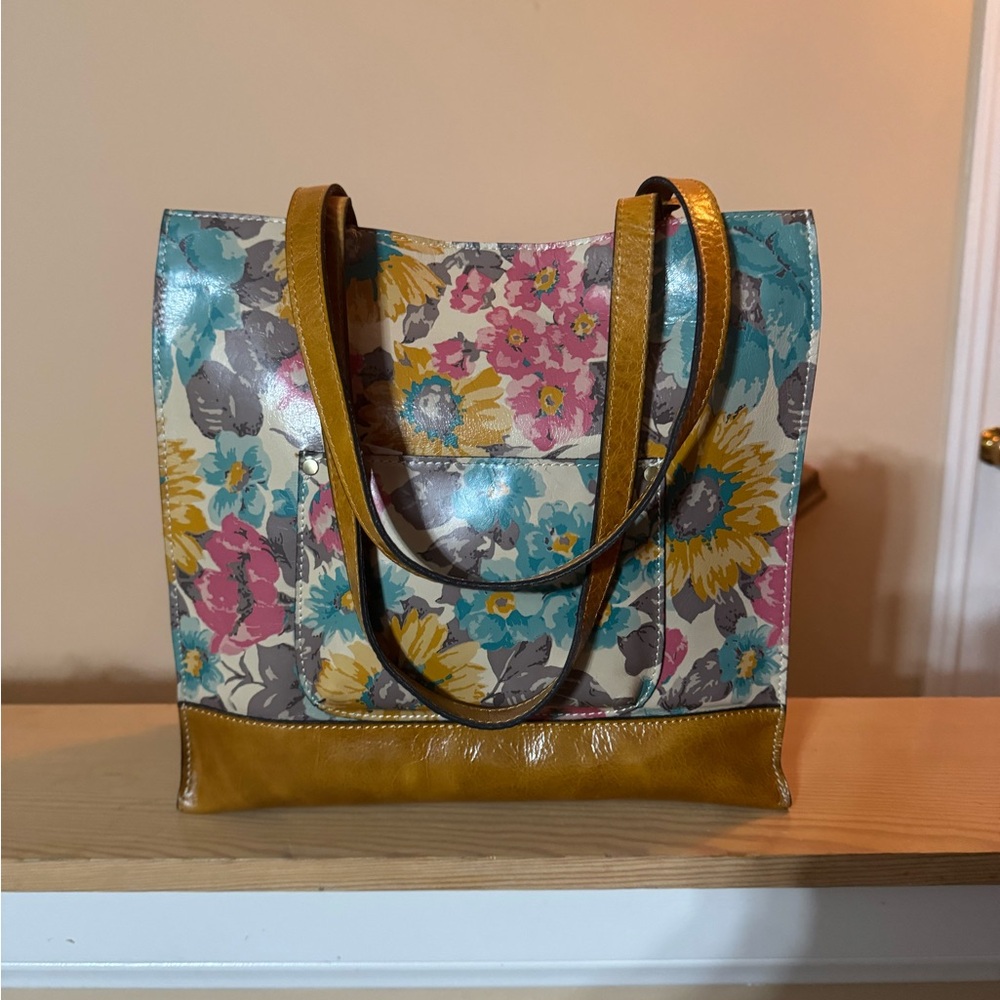 Patricia Nash First Bloom Leather Tote — New With Tags — Never Carried - Picture 5 of 14
